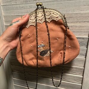 Handmade embroidered purse